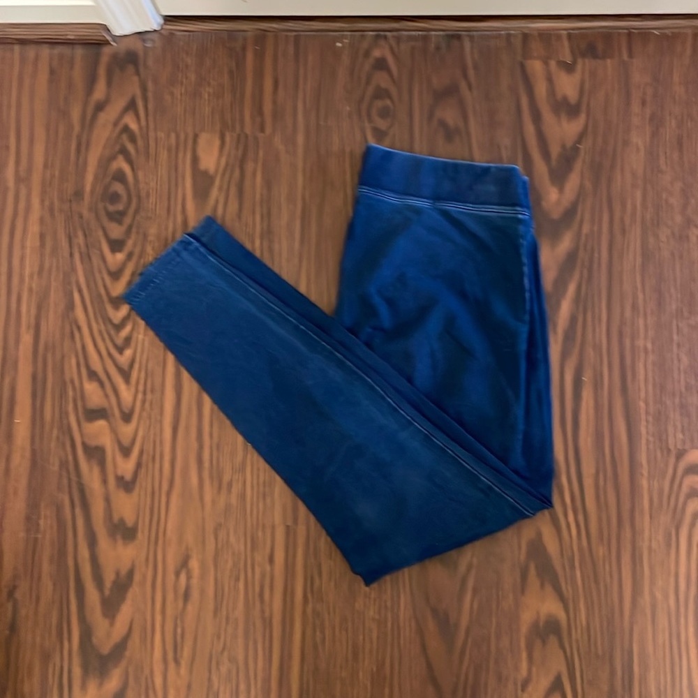 Lands End starfish denim legging